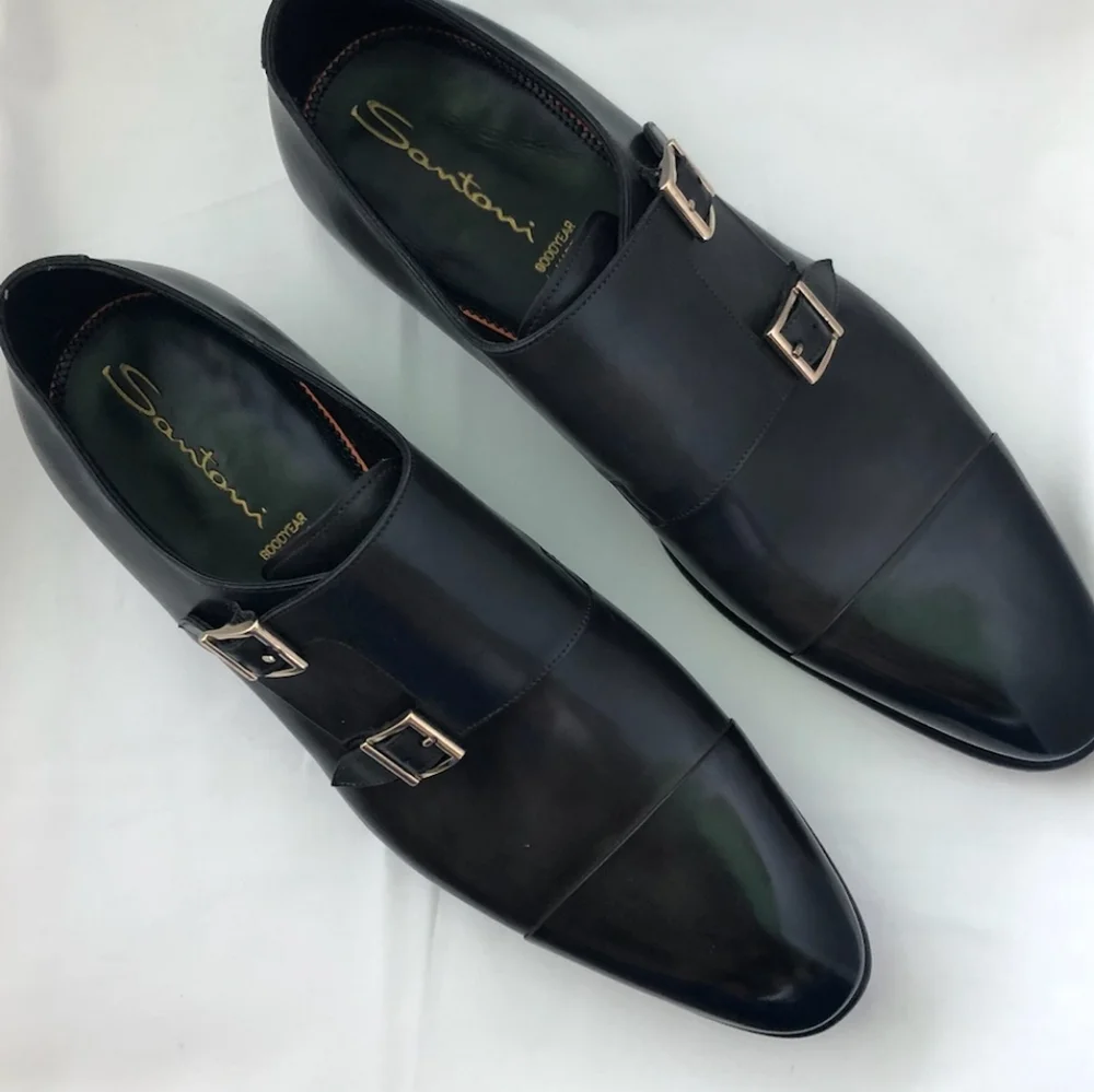 Like New Santoni Charcoal Shoe size 11